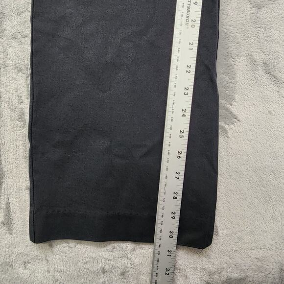 Old Navy Pants Womens 10 Black High Rise Pixie Flare Pockets Stretch Office - Picture 7 of 9